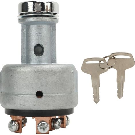 Interruptor de encendido con llaves 08086-10000. Repuesto para John Deere 650, 750, 850, 950 y 1050-Crezuo.-Crezuo (1/5)