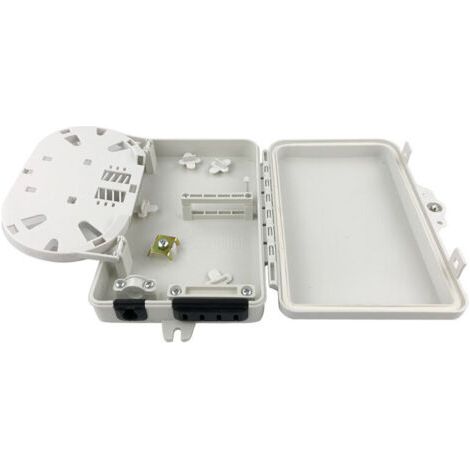 FTTH-Verteilerbox für optische Fasern mit 4 Kernen, Verteilerbox für optische Fasern mit 4 Anschlüssen, IP65 (1/4)