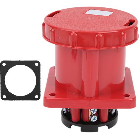 3P+E 4-poliger gerader Industriestecker, IP67 wasserdicht, 380–415 V, 63 A, für Bauanwendungen (1/5)