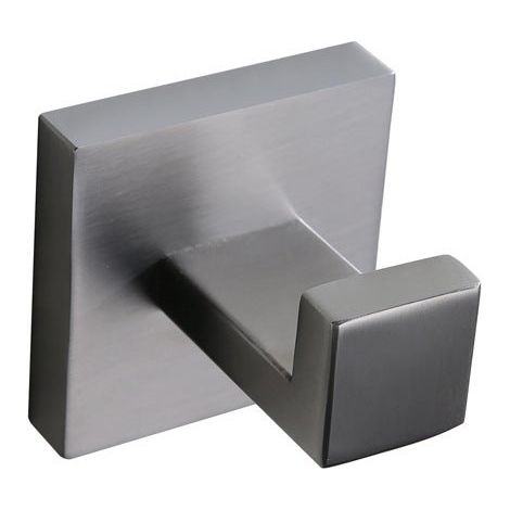 Patère carrée, patère inox 304, patère WC cuisine salle de bain, patère carrée et belle patère (brossée) (1/5)