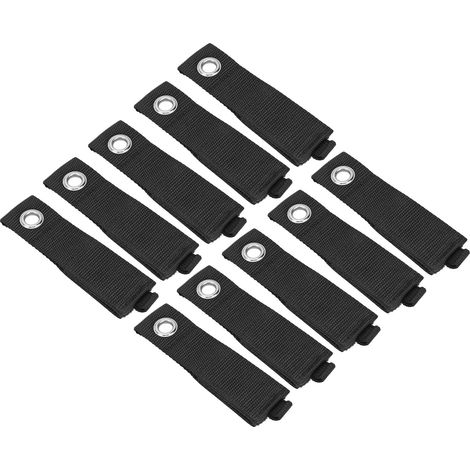 Lot de 10 sangles de rangement auto-agrippantes pour câbles, organiseur de cordons, serre-câble réutilisable M (1/5)