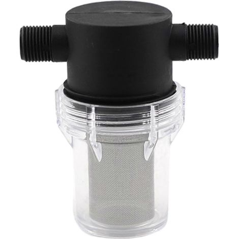 Filtre à eau à mailles pour pompe, tuyau de 1/2 pouce, pour camping-car et jardinage extérieur-40 mesh