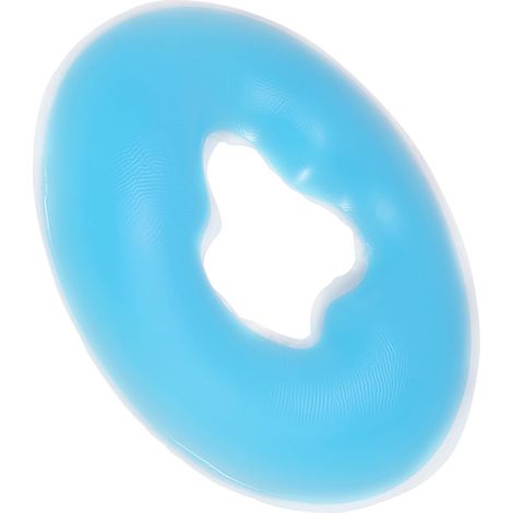Coussin de civière de Massage, Oreiller de Massage en Silicone Souple pour Les Soins de la Peau, Appui-tête, Coussin Facial pour Le Salon de beauté Spa (Ciel Bleu) (1/5)