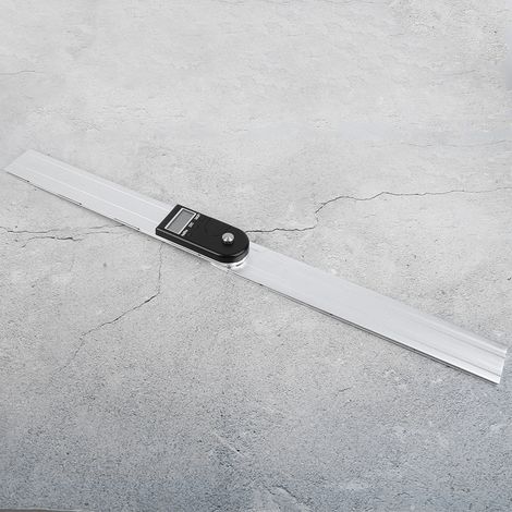 Rapporteur numérique 2 en 1, rapporteur magnétique de précision en alliage d'aluminium, 30 cm (12 pouces) (1/5)