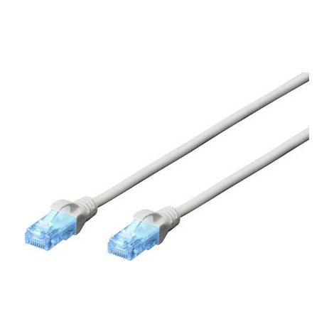 Câble de connexion U/UTP Cat 5 - [1x RJ45 mâle - 1x RJ45 mâle] - DK-1511-030 - 3.00 m - gris R49829 (1/2)
