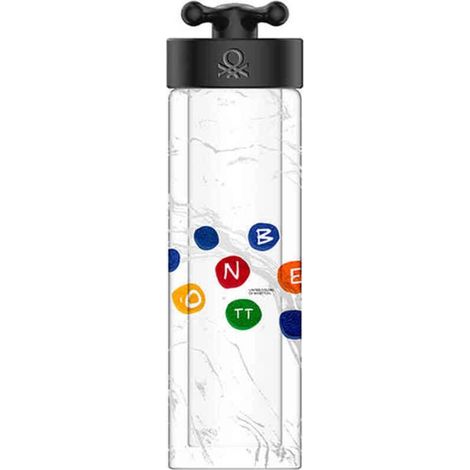 Décoration à poser Benetton black & white verre borosilicate 350 ml