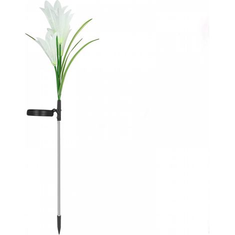 Lampes solaires d'extérieur, lampes solaires pour jardin avec lys plus grand-AquaForge (1/5)