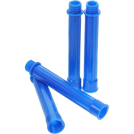 Embouts de tubes de mastic 11,3 CM plastique bleu Lot de 4pcs pour pistolets à calfeutrer usage prolongé et polyvalent (1/5)