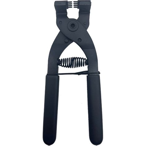 Poinçonneuse Manuelle Silencieuse en Acier Carbone 17 cm, Outil de Perforation Artisanal 4 mm (4 Dents) (1/4)
