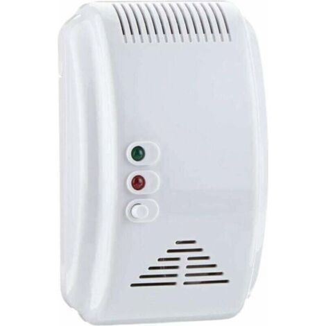 Natural gas and anesthetic detector – 115 x 75 x 35 mm – 220 V – White (1/5)