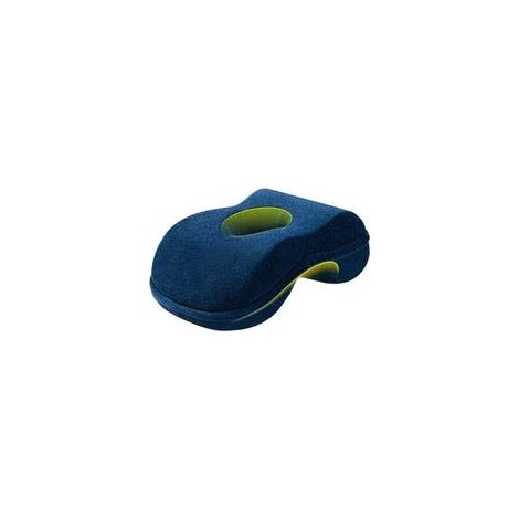 Almohada ergonómica en forma de anillo para siestas: funda de terciopelo ultrasuave, comodidad óptima para el sofá o la cama.