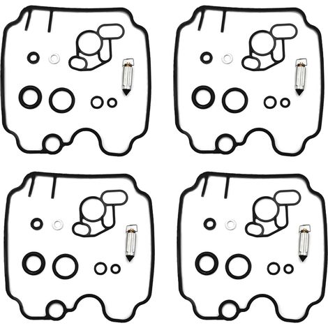 Hippotech Lot de 4 Kits de Réparation de Carburateur de Moto Remplacement pour Yamaha XJ 600 XJ600S Diversion 1992 XJ600N 1994-1995