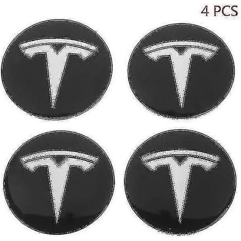 Kit de 4 enjoliveurs centraux de roue pour Tesla Model 3 Y