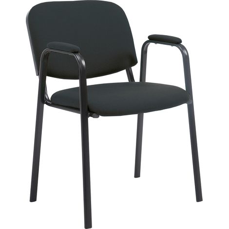 Stapelstuhl Ken Pro Stoff schwarz