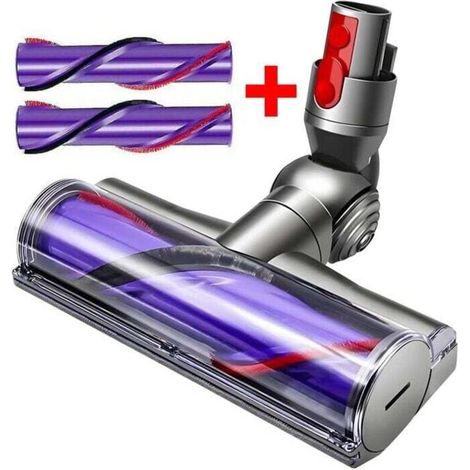 Vacuum cleaner for Dyson V7, V8, V10, V11, V15, high-torque motorised brush, direct-drive roller brush, floor brush – comes with two roller brushes (1/5)