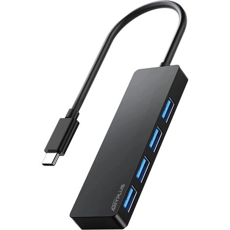 Adaptateur USB C vers USB, 4 Ports USB 3.0 Hub 5Gbps Adaptateur USB C Hub Multiport USB Compatible Surface, XPS, Flash Drive, Mobile HDD (1/5)