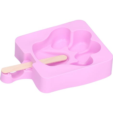 Set mit 3 lustigen Silikon-Eiscremeformen in Form von Katzenkrallen (1/5)