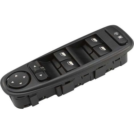 Commande Leve Vitre C4, Panneau de Contrôle Fenêtres Gauche 6554.YH Commutateur Interrupteur Bouton pour Citroen C4 Grand Picasso 96639383ZD (1/5)