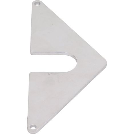 Plaque de fixation robinet de jardin acier inoxydable aluminium support tuyau murale maison extérieur (1/5)