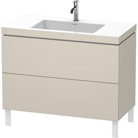 Lavabo para muebles Duravit L-Cube c-bonded con base de pie, (1/2)