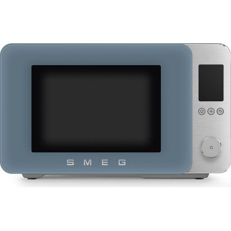 Smeg MOC02SBMEU. Posizionamento dell'apparecchio: Superficie piana, Tipo di prodotto: Microonde combinato, Capacità interna: 27 L, Potenza Microonde: 900 W, Display incorporato, Tipo di display: LC... (1/5)