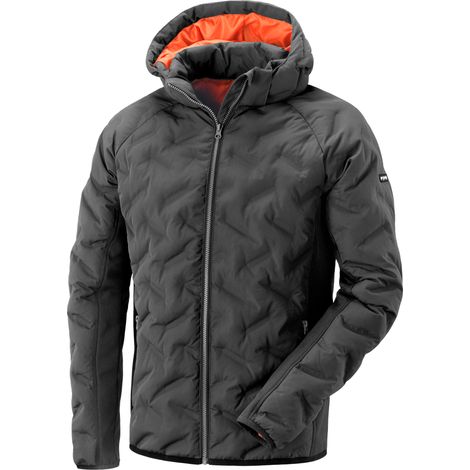 GIACCA IMBOTTITA 'DAKOTA' taglia L - nero/arancio (1/2)