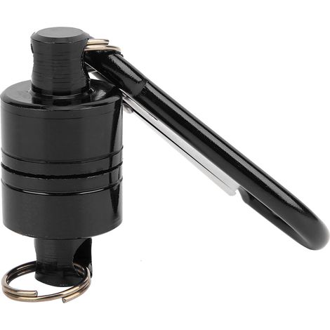Mousqueton magnétique puissant, boucle portable pour la pêche, l'alpinisme et la récupération de corde sans fil (noir) (1/5)