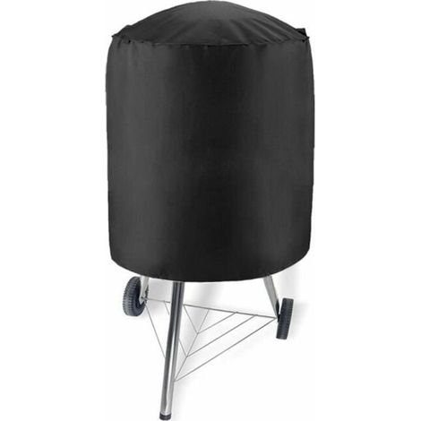 Housse Barbecue Rond,210D Oxford Tissu Pare-feu Couverture Protecteur étanche,58x77cm (1/4)