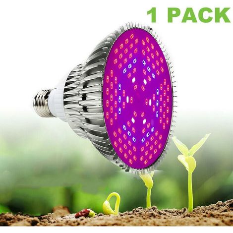 1 Ampoule LED E27, Spectre complet, 100W, Aluminium, Culture intérieure