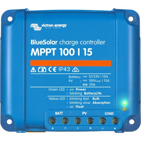 Controlador de carga BlueSolar MPPT 100/15