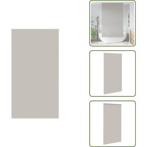 vidaXL Duschrollo 130x240 cm Stoffbreite 126 cm (1/5)