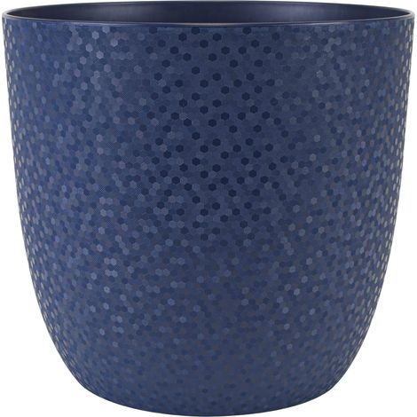 EDA - CACHE-POT OPALE Ø 18,5 CM - BLEU PROFOND 010479 NO