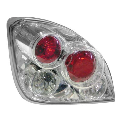Coppia fanali posteriori - compatibile per Ford Fiesta IV (8/95–1/02) - Cromo