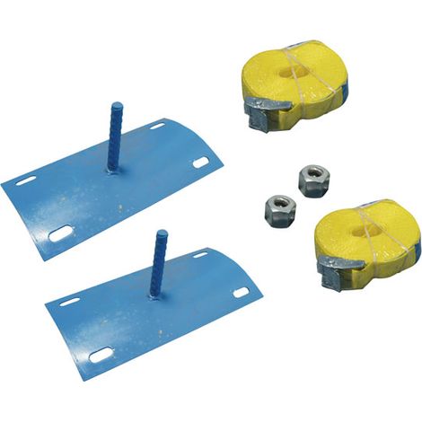 Moncoffrage – Kit de mise à l'aplomb pour tubes de coffrage Ø 150 à 1200 mm – Réglage rapide de verticalité – Étais et sangles haute résistance (1/4)