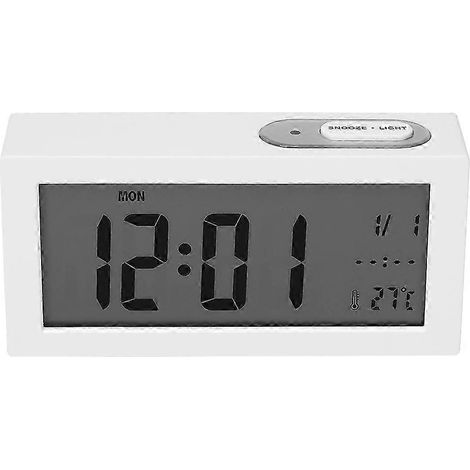 Réveil numérique 2026 avec fonction snooze et veilleuse automatique (1/5)