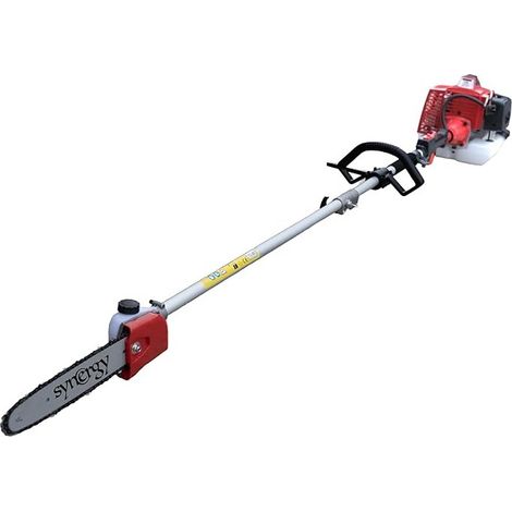 Synergy Podadora de Altura Gasolina 65CC 4,9CV – Espada 25cm, Cinturón de Soporte y Accesorios Incluidos