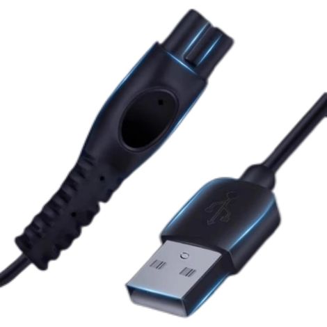 2 Pack Rechange USB Câble de Charge 1 Mètre compatible avec Hydropulseurs Sans Fil 3000 HX3826/21, HX3826/23, HX3826/24 (1/4)