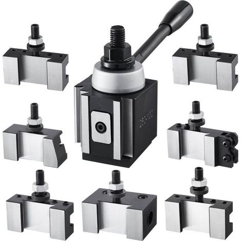 Porte-outil à changement rapide -Lot de 8 pièces - Pour mini-tour 152,4 à 305 mm (1/5)