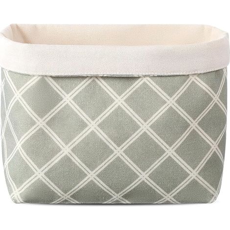 Corbeille à Pain Panier-Cadeau Sac à Pain en Tissu(Imprimé Vert,Simple)