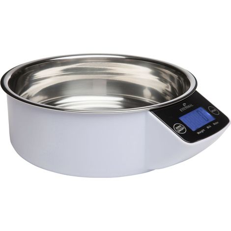 Gamelle - KERBL - EYENIMAL Pet Bowl - Balance intégrée - 1 l - Blanc (1/5)