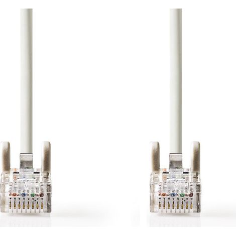 Câble réseau UTP Cat 5e Nedis CCGT85000GY20 RJ45 (8P8C) mâle - RJ45 (8P8C) mâle 2 m Gris (1/2)
