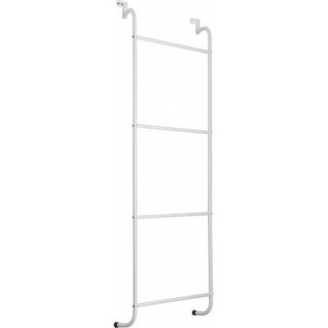 Towel Rack, Metal Door, White, Four Thick Layers (1/5)