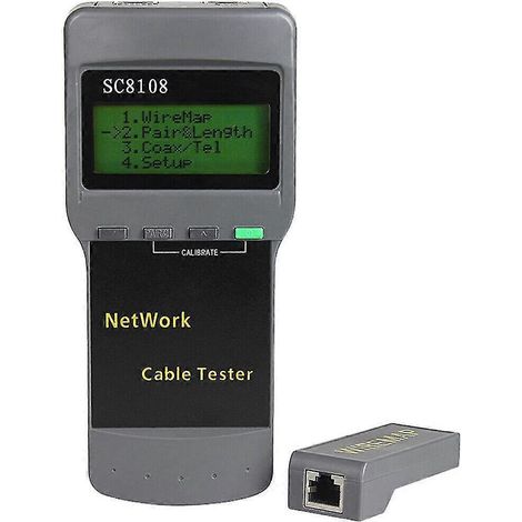 Testeur de réseau RJ45 2024, testeur de câbles réseau, testeur de câbles réseau (pieds)