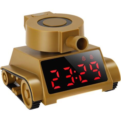 Reveil Enfant Jour Nuit Tank avec Veilleuses Lumineux pour Garçon Enfant (1/5)