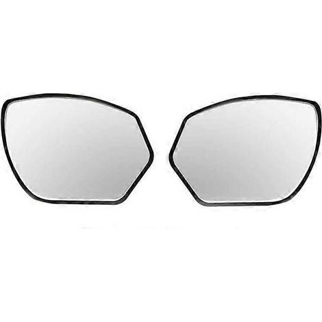 Lot de 2 rétroviseurs d'angle mort universels pour voiture, pivotants grand angle, avec miroirs convexes auxiliaires, accessoires de sécurité pour la conduite (1/4)