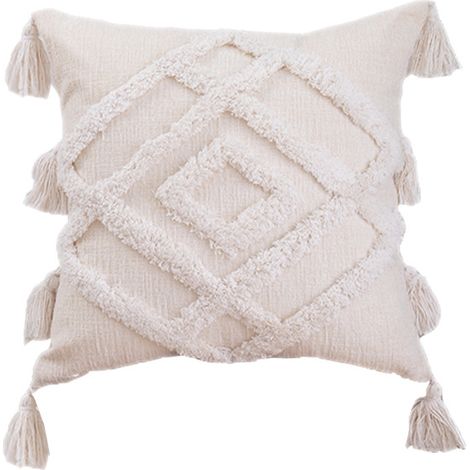 Taie d'oreiller imprimée vert rétro, légère et luxueuse, 1 taie d'oreiller de chambre d'hôtes -- 45x45 (sans garniture) (1/3)