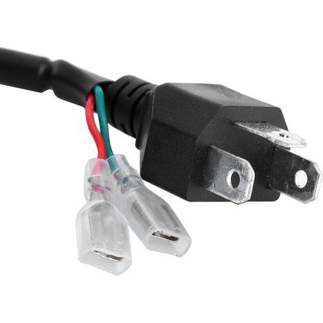 Phare LED 7 pouces Blanc/Jaune, Lumière Vive Ronde Type X pour Jeep Wrangler (1/5)