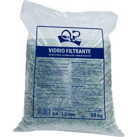 Filtre piscine qp filter glass 20kg verre recyclé économique