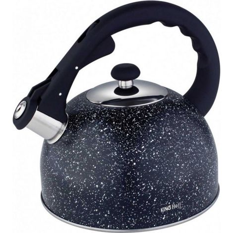 Hervidor con silbato de 2,6 L Kinghoff KH-1406 de mármol (1/4)