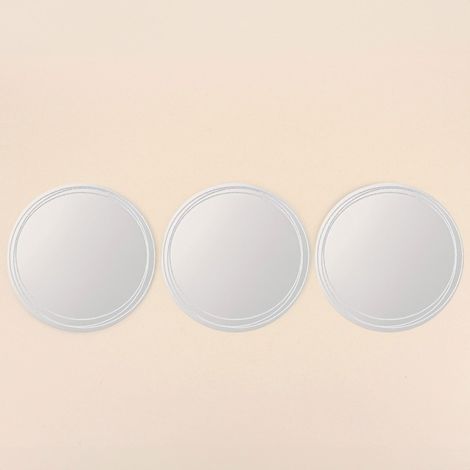 Lot de 3 miroirs rond 20cm